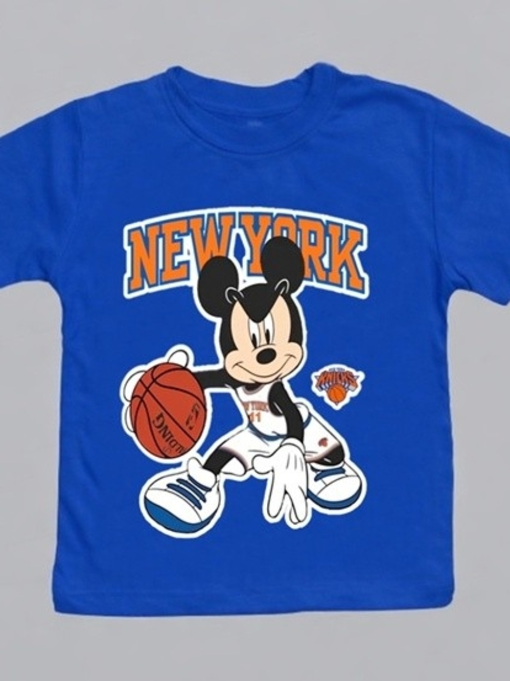 NY Knicks Mickey Mouse Toddler Tee 5T Medium